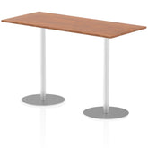 Dynamic Italia 1800 x 800mm Poseur Rectangular Table Walnut Top 1145mm High Leg ITL0311 DD